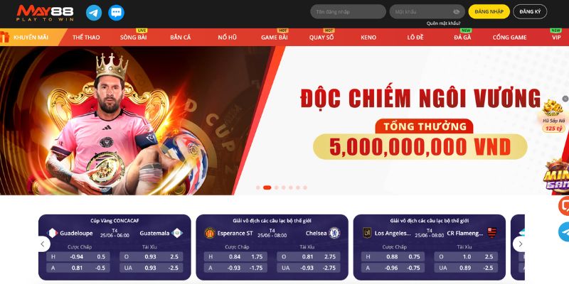 Khái quát về nhà cái thể thao MAY88
